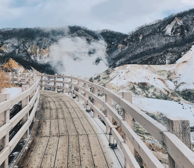 Noboribetsu Onsen Relaxing at Jigokudani
